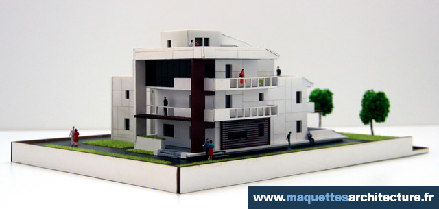 Maquette maison d'habitation - ECO CONSTRUCTION SARL :: est une