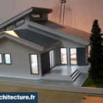 Maquette architecturale d'une maison