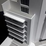 Maquette architecturale immeuble des bureaux