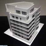 Maquette architecturale immeuble bureaux