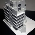 Maquette immeuble bureaux
