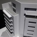 Maquette immeuble bureaux