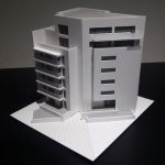 Maquette d’immeuble bureaux