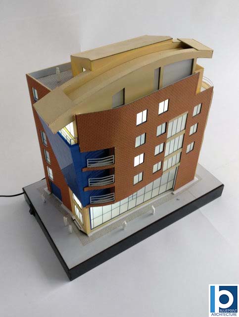 1:150 étages maquette de train Immeuble de bureaux maison bâtiment Geschäftshaus Models où 