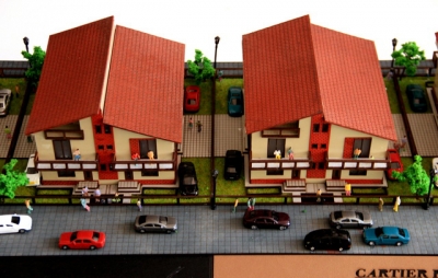 maquette d'architecture maisons