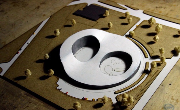 Maquette du Centre de réadaptation