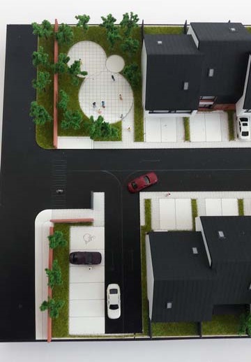 maquette de logement contemporain
