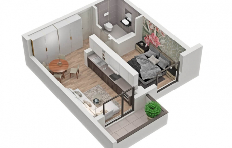 Plan Appartement 3d