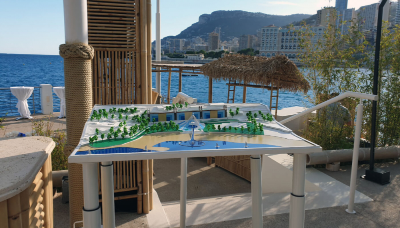 Maquette d'architecture Hotel Monaco