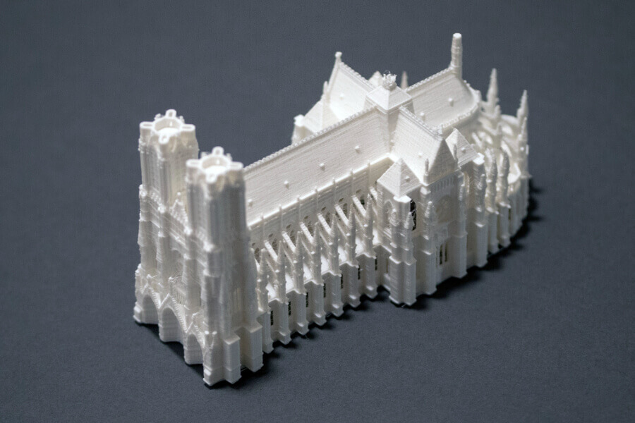 maquette cathédrale de Reims l'impression 3D