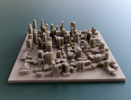 Impression 3d d’une maquette d’urbanisme