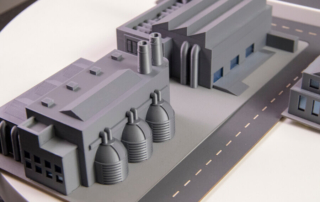 Maquette d’usine impression 3D