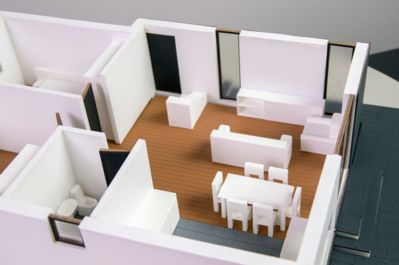 Maquette d'appartement