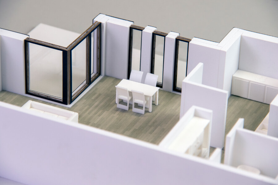Maquette de maison en 3D