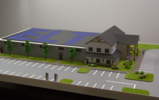 Maquette d'architecture restaurant