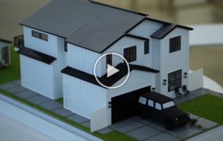 Maquette Maison avec Garage et Jardin
