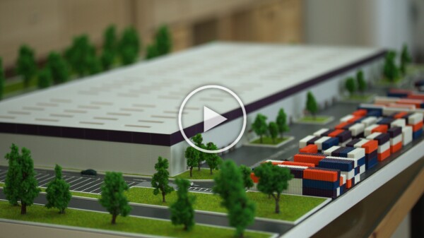 Maquette entrepôt Logistique
