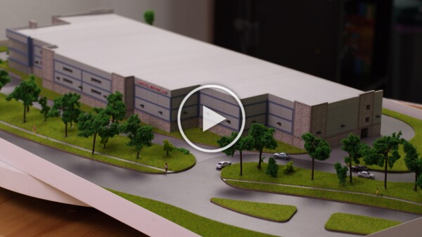 Maquette Entrepôt à température contrôlée