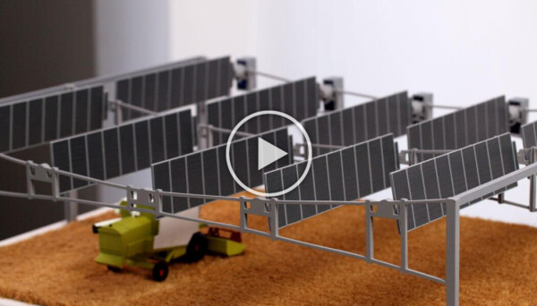 Canopée agrivoltaïque
