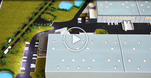 Maquette du Centre Logistique