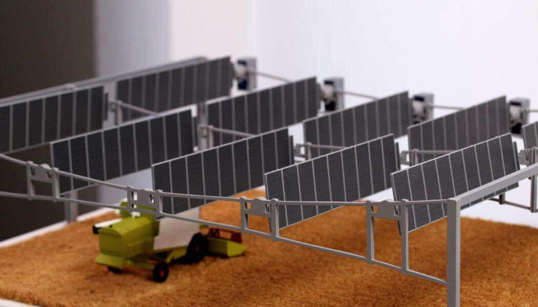maquette Système agrivoltaïque
