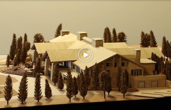Maquette d’une maison en bois