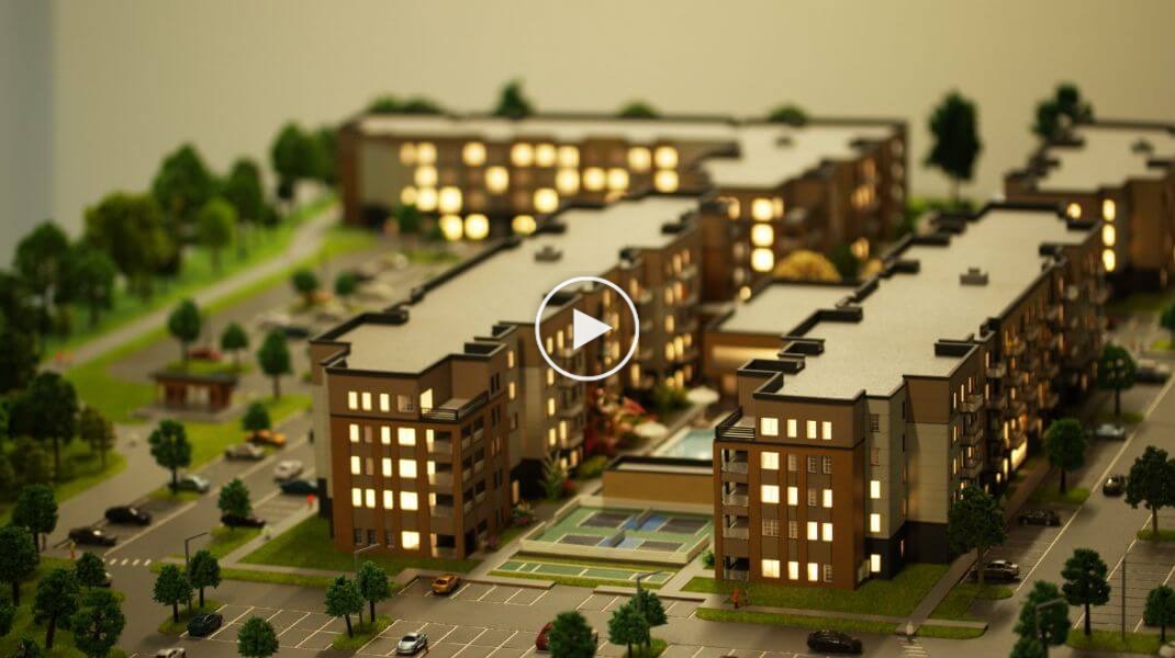 Maquette de promotion immobilière