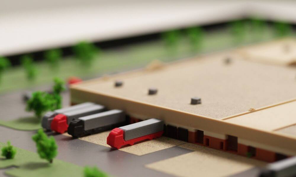 Maquette Centre logistique