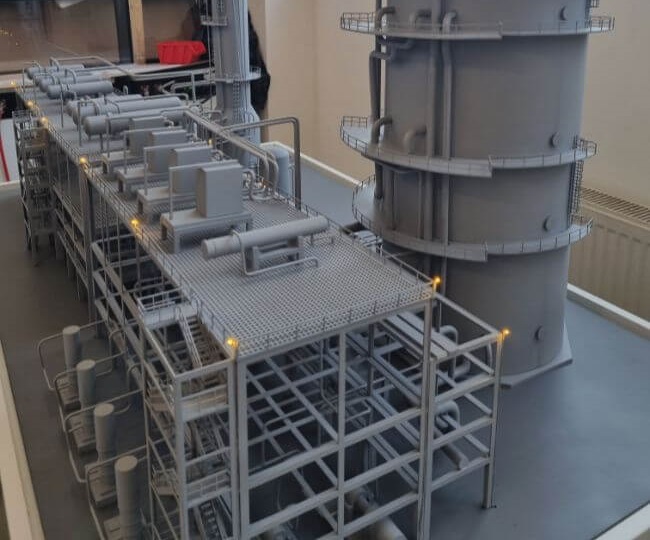 Maquette station de captage de co2