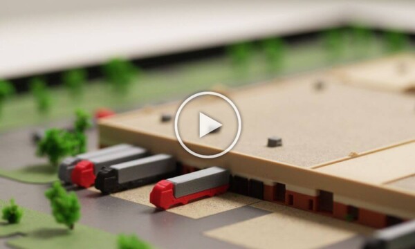 maquette centre logistique