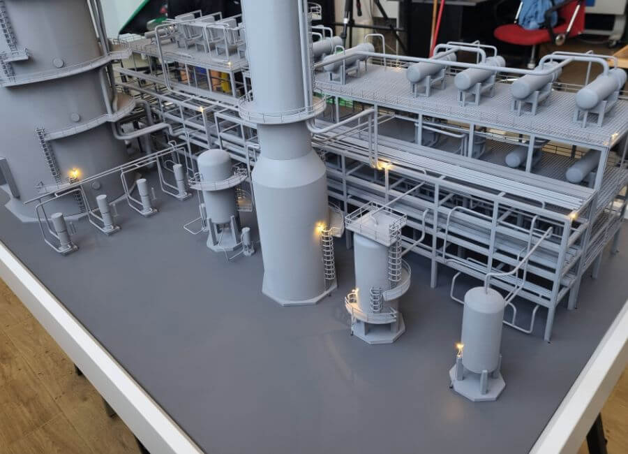 Maquette station de captage de co2