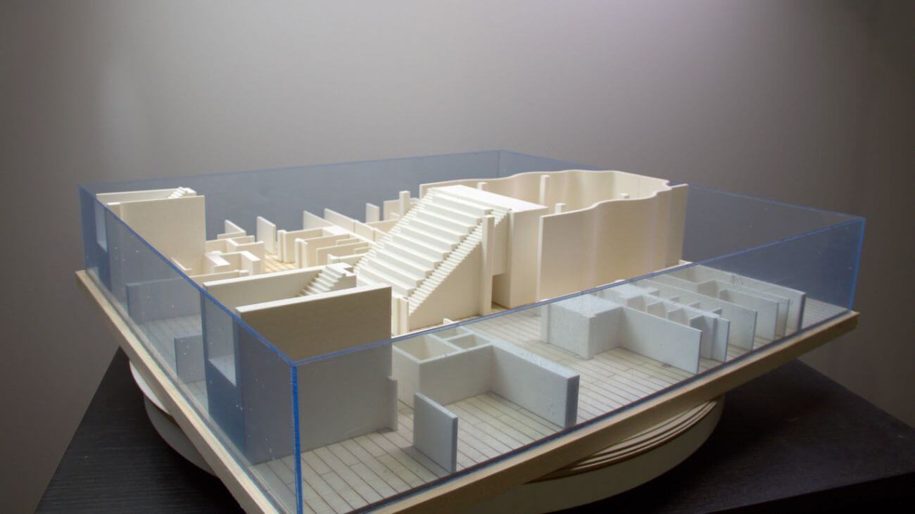 Maquette Intérieure plans tactiles