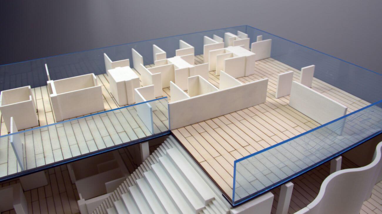 Maquette d’un étage d’immeuble