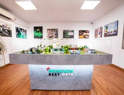 Maquette d’exposition Heineken