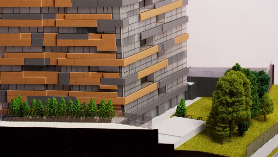 Complexe d'appartements contemporains