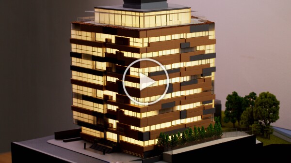 Immeuble résidentiel contemporain