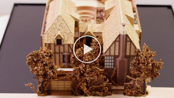 Maquette Maison néo-Tudor