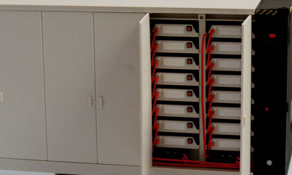 Maquette conteneur Energy Storage System