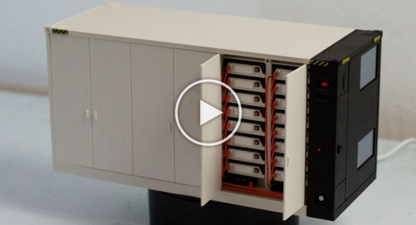 Maquette d'un Conteneur ESS Video