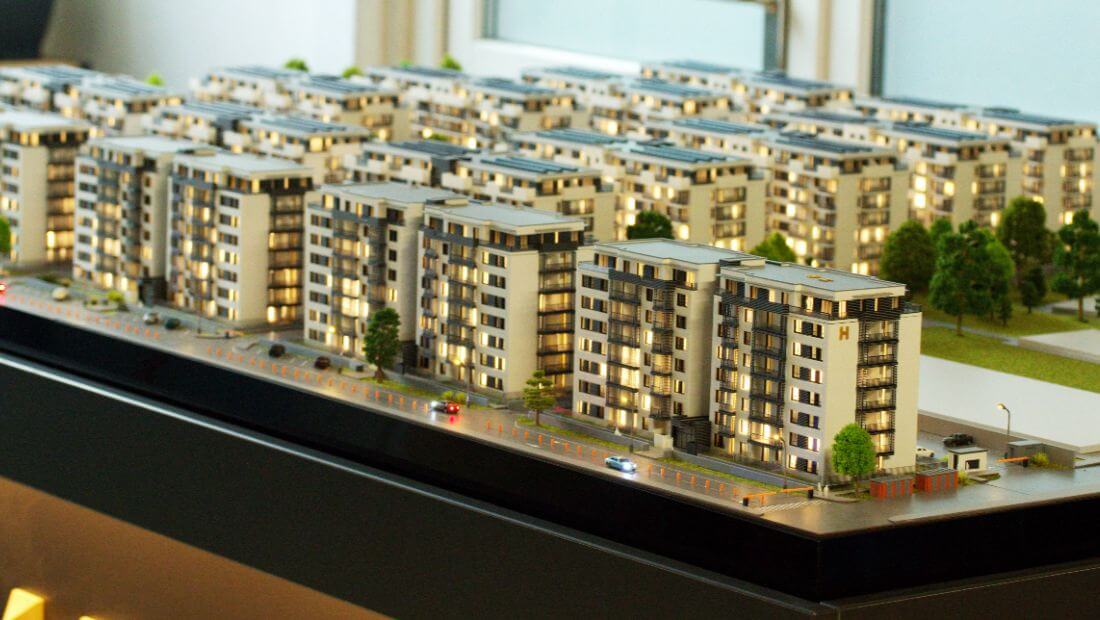 Maquette de promotion immobilière