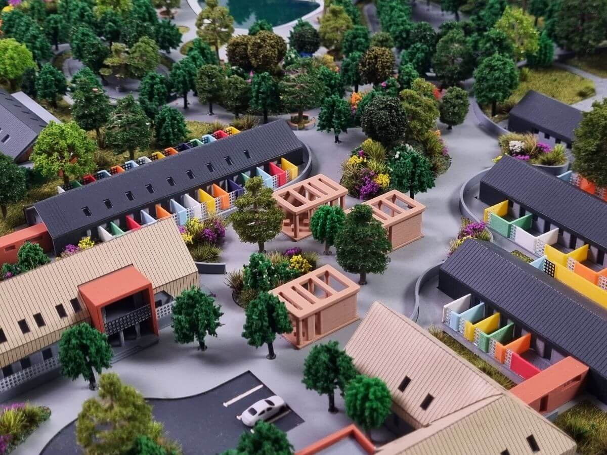 Maquette d’hôtel pour animaux