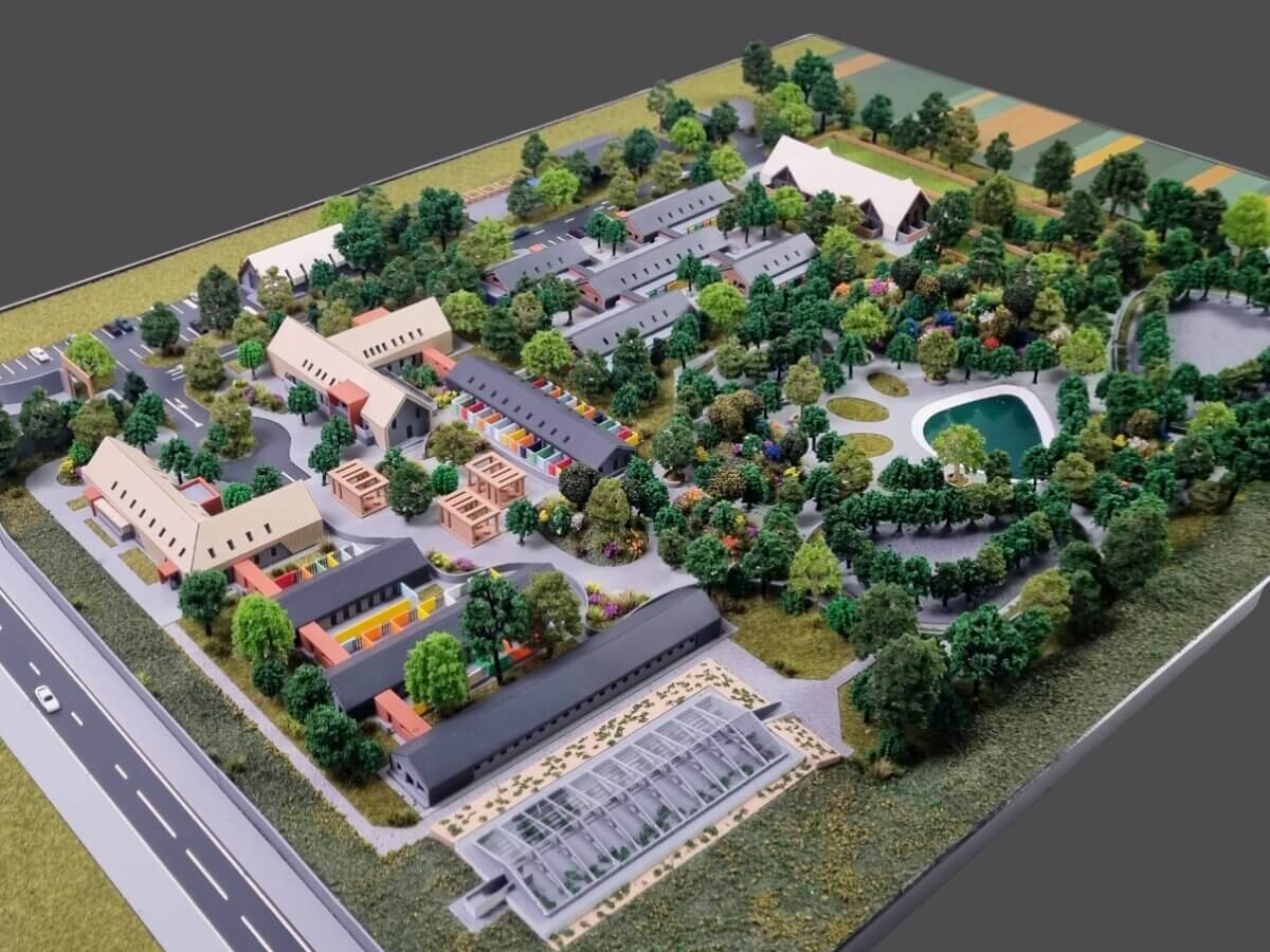 Maquette d’hôtel pour animaux