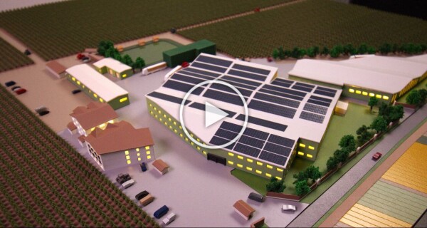 Maquette d’une ferme agricole durable