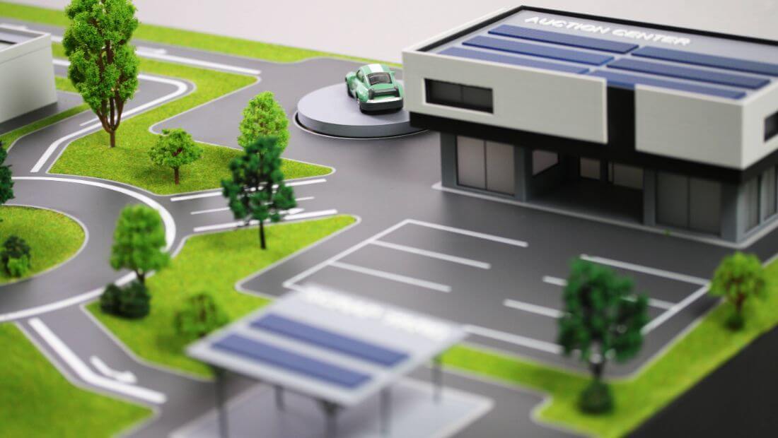 maquette architecture routiere