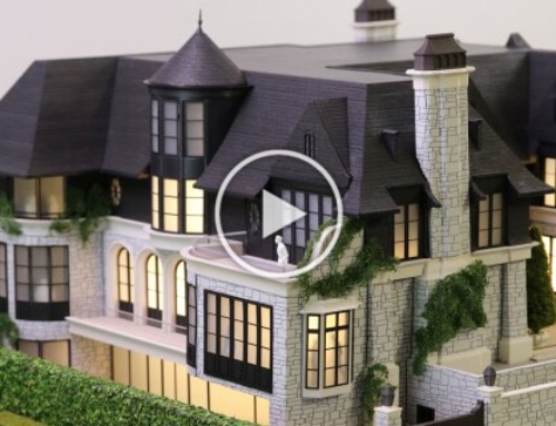 Maison en pierre – Maquette d’architecture