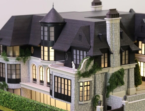 Maison en pierre – Maquette d’architecture