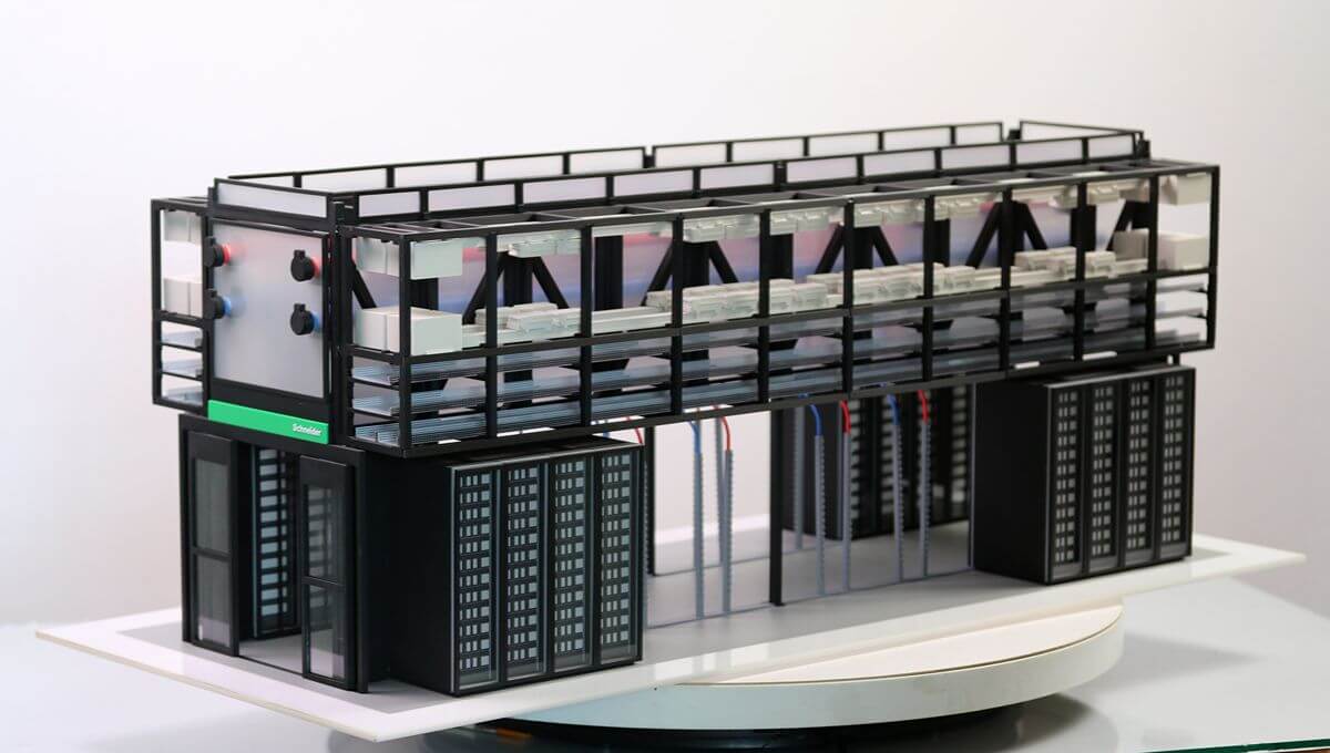 Maquette de centre de données