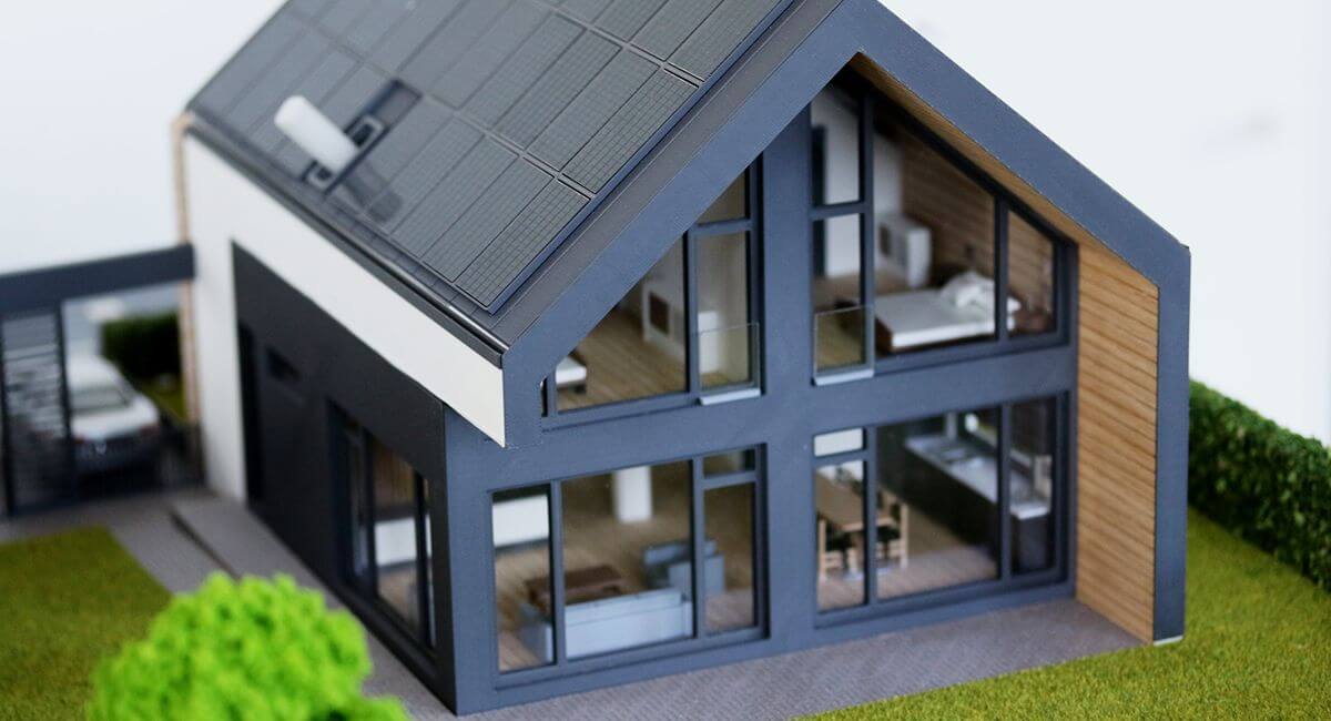 Maquette d'architecture de maison