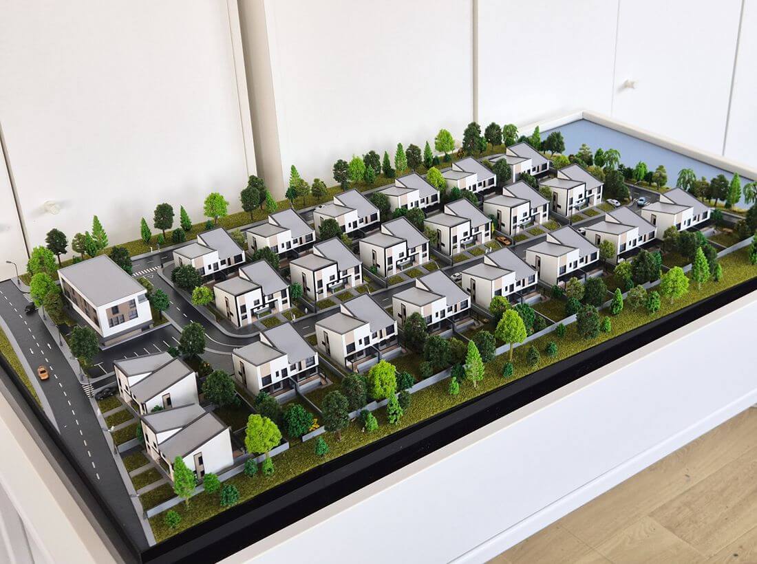 Maquette d'architecture pour un Projet Résidentiel
