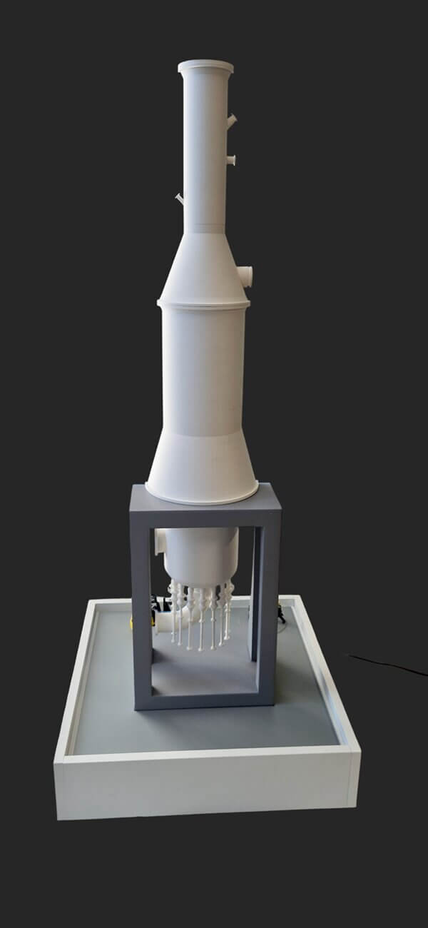 maquette réacteur industriel